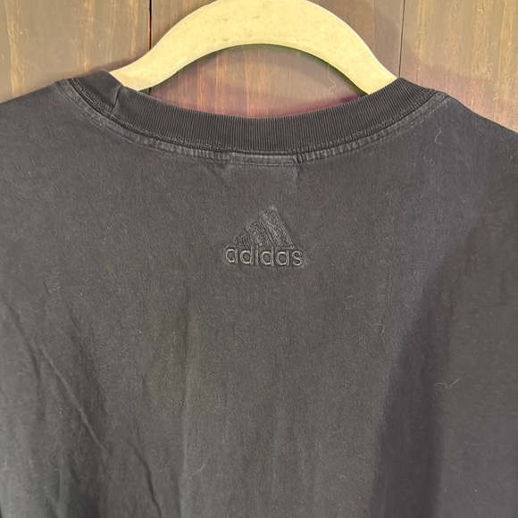 Adidas Blue Navy Yellow Short Sleeve Tee Men's Size XL - Picture 4 of 4